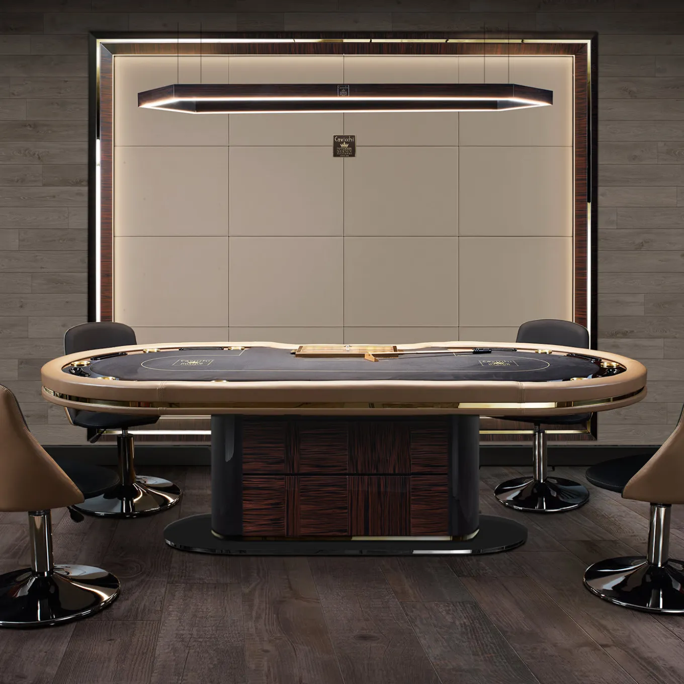 Texas Hold'em Moon Poker Table