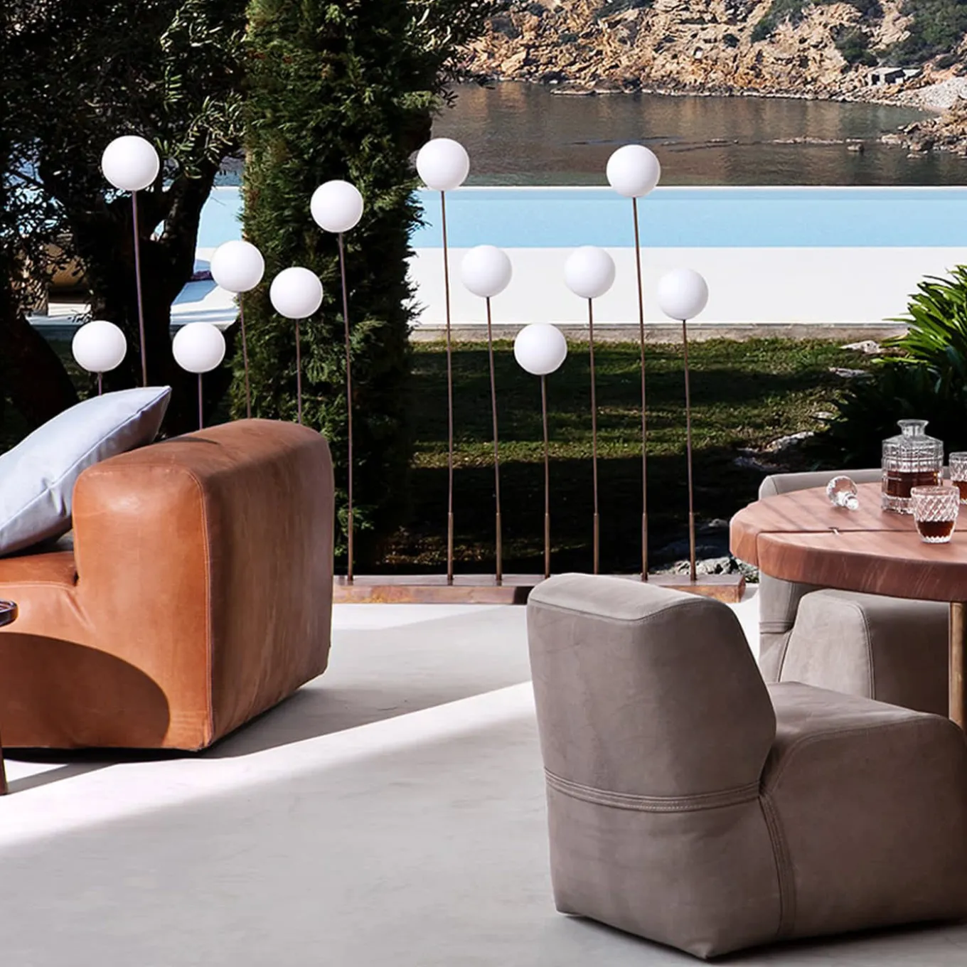 10TH Prato Fiorito 6-Light Floor Lamp by Massimo Castagna