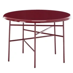 10th Star Red Glossy Lacquered Coffee Table 60