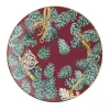 The Big White Porcelain Charger Plate with pine cones #1