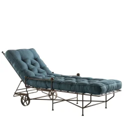 The Classic Garden Blue Chaise Longue