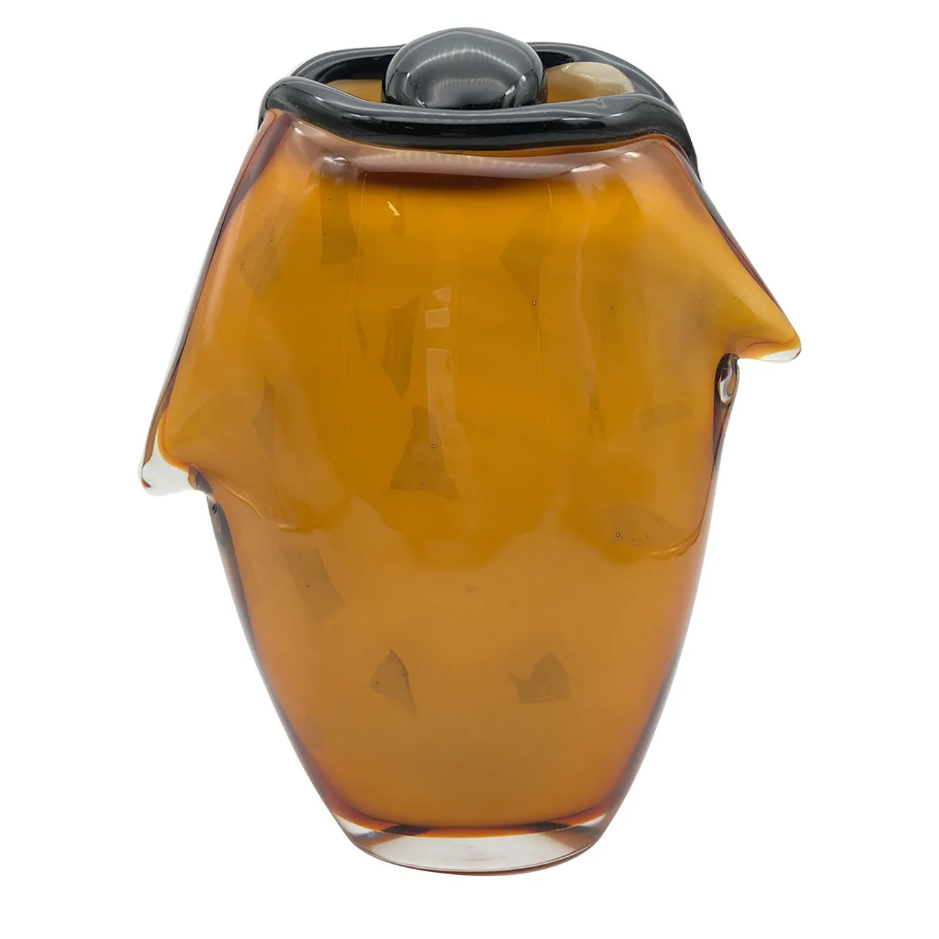 The Eye Amber Vase by Toso Cristiano