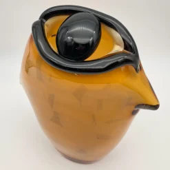 The Eye Amber Vase by Toso Cristiano