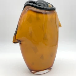 The Eye Amber Vase by Toso Cristiano