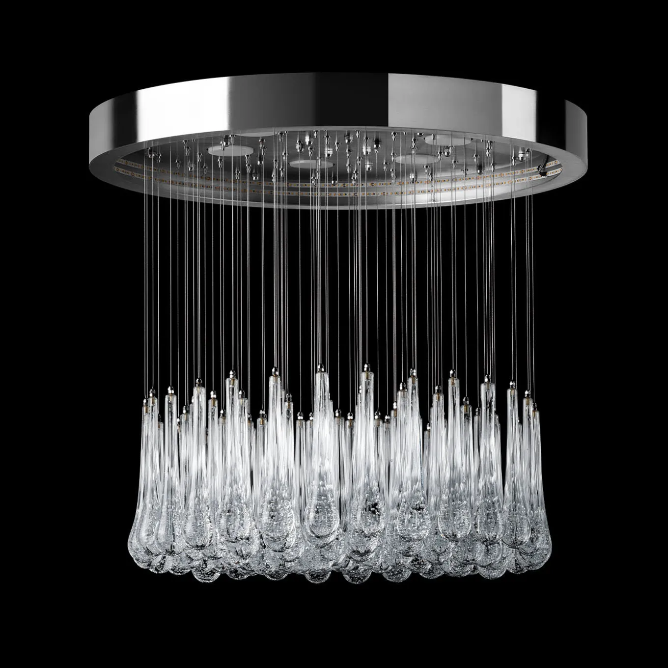 The Glass Rain Chandelier