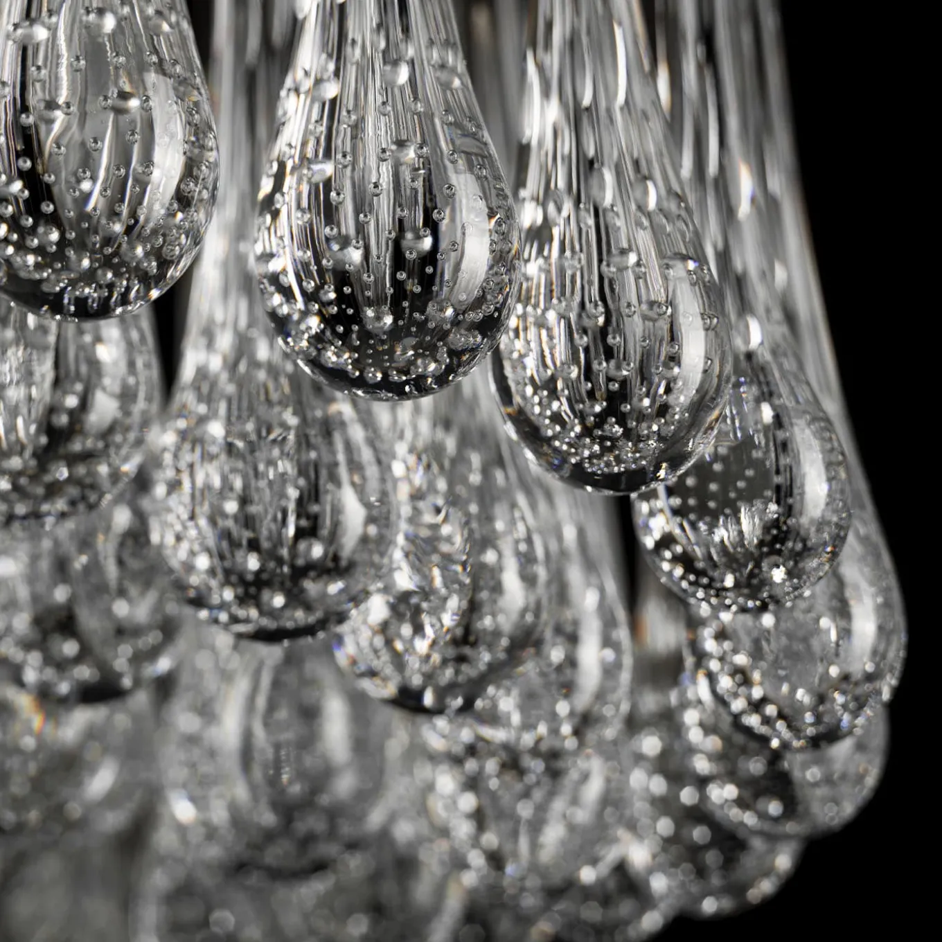 The Glass Rain Chandelier
