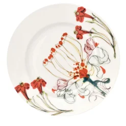 The Grandma's Garden Bread Plate C
