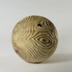 The Impossiballs Hollow Form Spherical Black Locust Sculpture