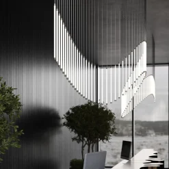 The Line 15 Glass Chandelier