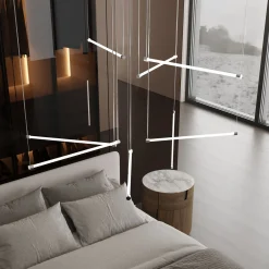 The Line 11 Glass Chandelier