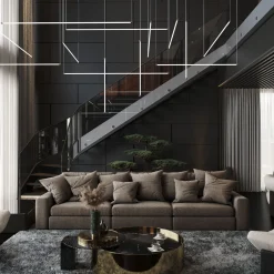 The Line 13 Glass Chandelier