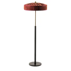 The Velvet Poggibonsi Rust Red Standard Floor Lamp