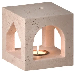 The Village - MA House Travertine Candleholder by Kengo Kuma