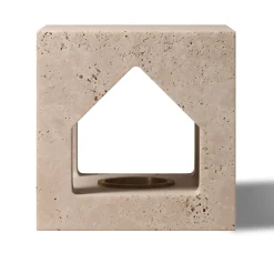 The Village - MA House Travertine Candleholder by Kengo Kuma