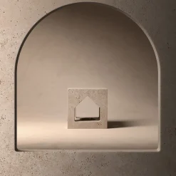 The Village - MA House Travertine Candleholder by Kengo Kuma