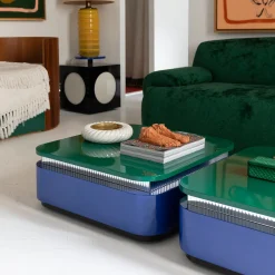 Thelma & Louise Square Blue Coffee Table