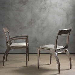 Thelma Grey Chair by Fabio Rebosio
