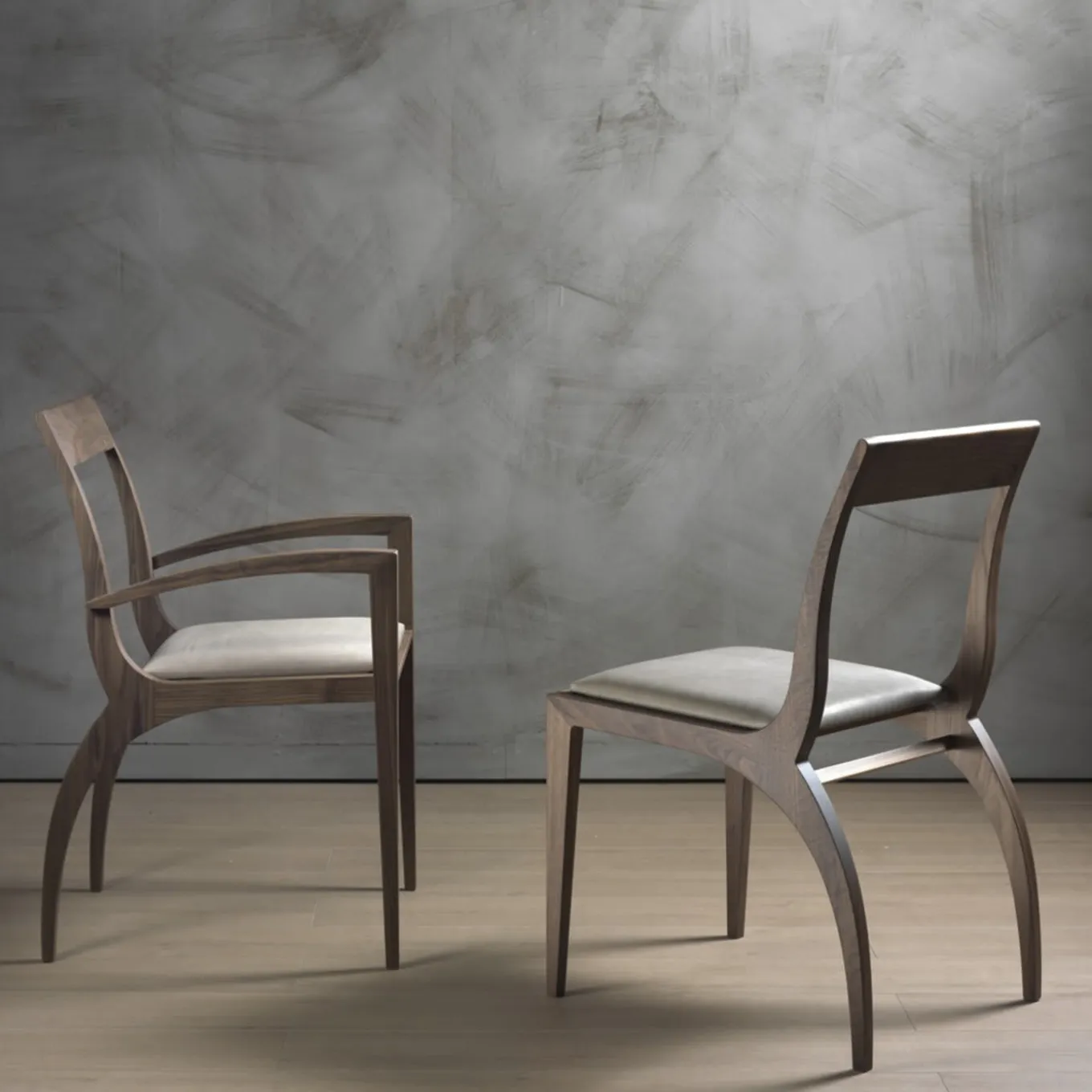 Thelma Grey Chair by Fabio Rebosio