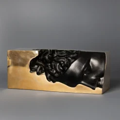 Them Black Patina And High Mirror Polish Sculpture