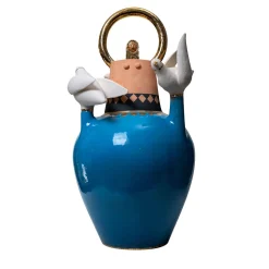 Three Doves Polychrome Sculpture