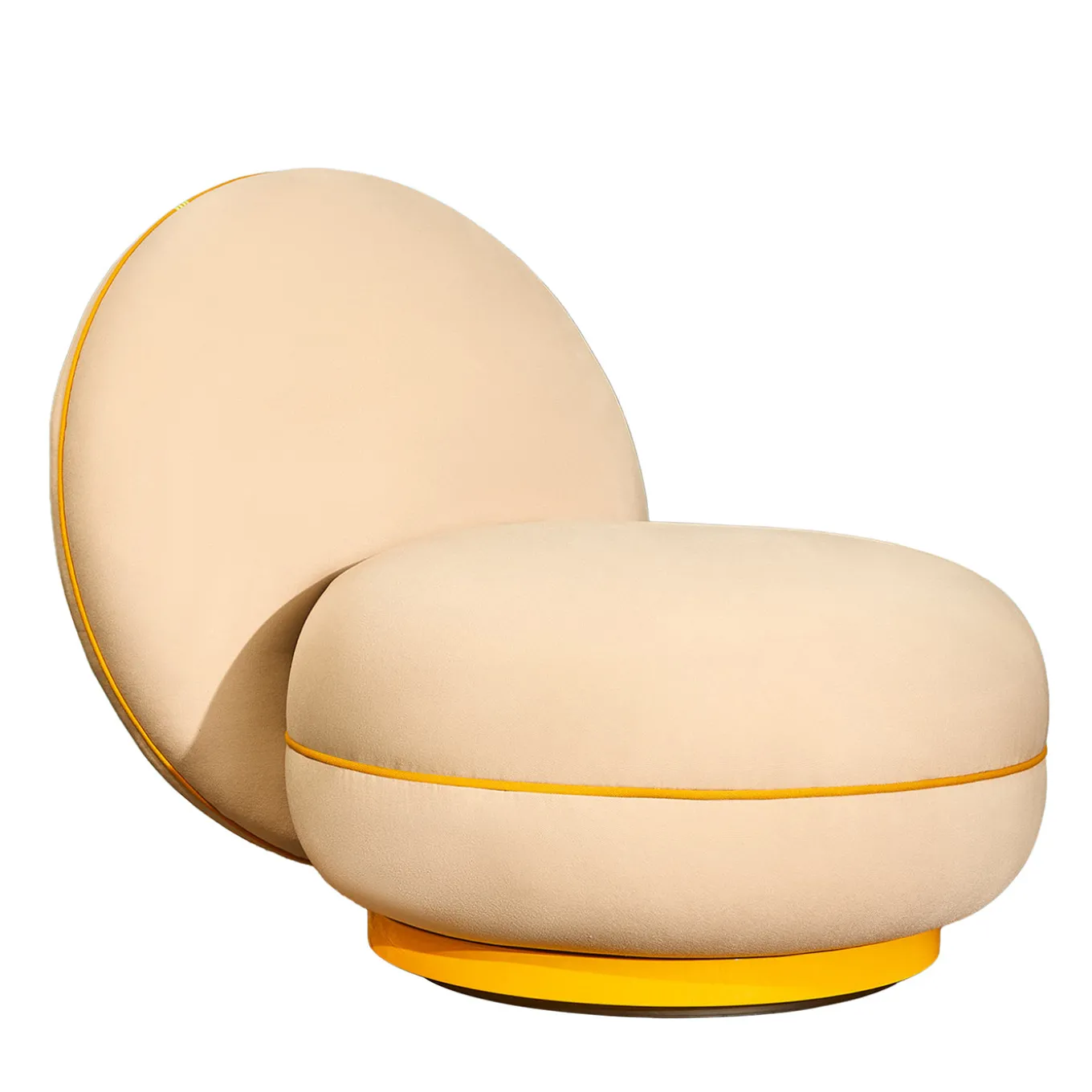 Tiamo Outdoor Round Beige Armchair