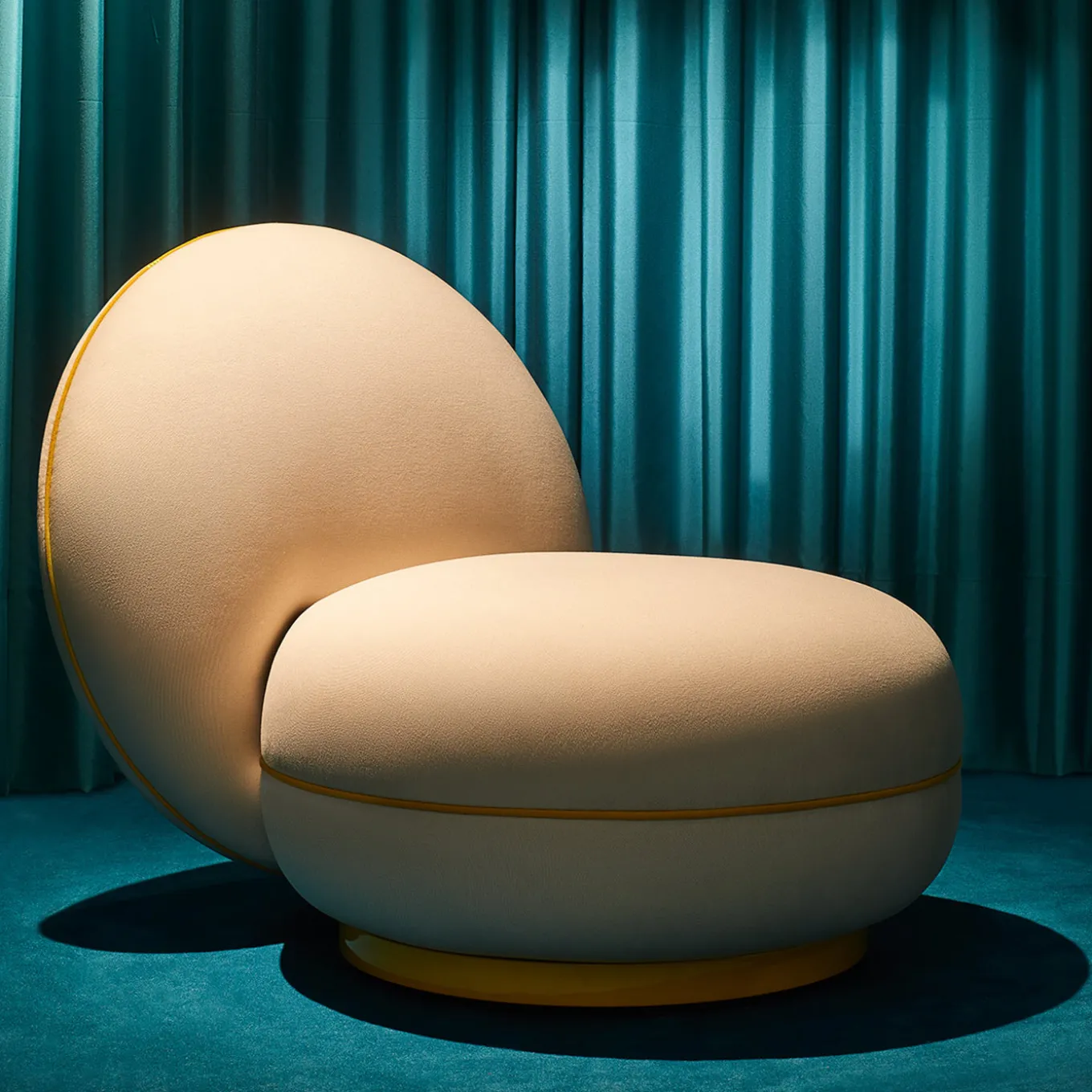 Tiamo Outdoor Round Beige Armchair