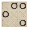 Tic Tac Toe Panna Cotta Leather Game
