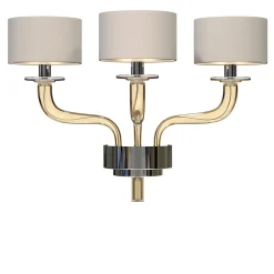 Tiepolo 3-light Fumè Murano Glass Applique