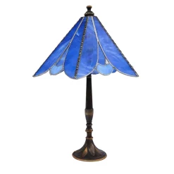 Tiffany Preziosa Blue Glass Table Lamp