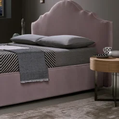 Tiffany Taupe Double Bed