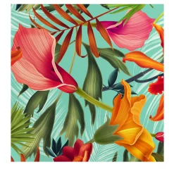 Tiki Decor Hawaiian Wallpaper