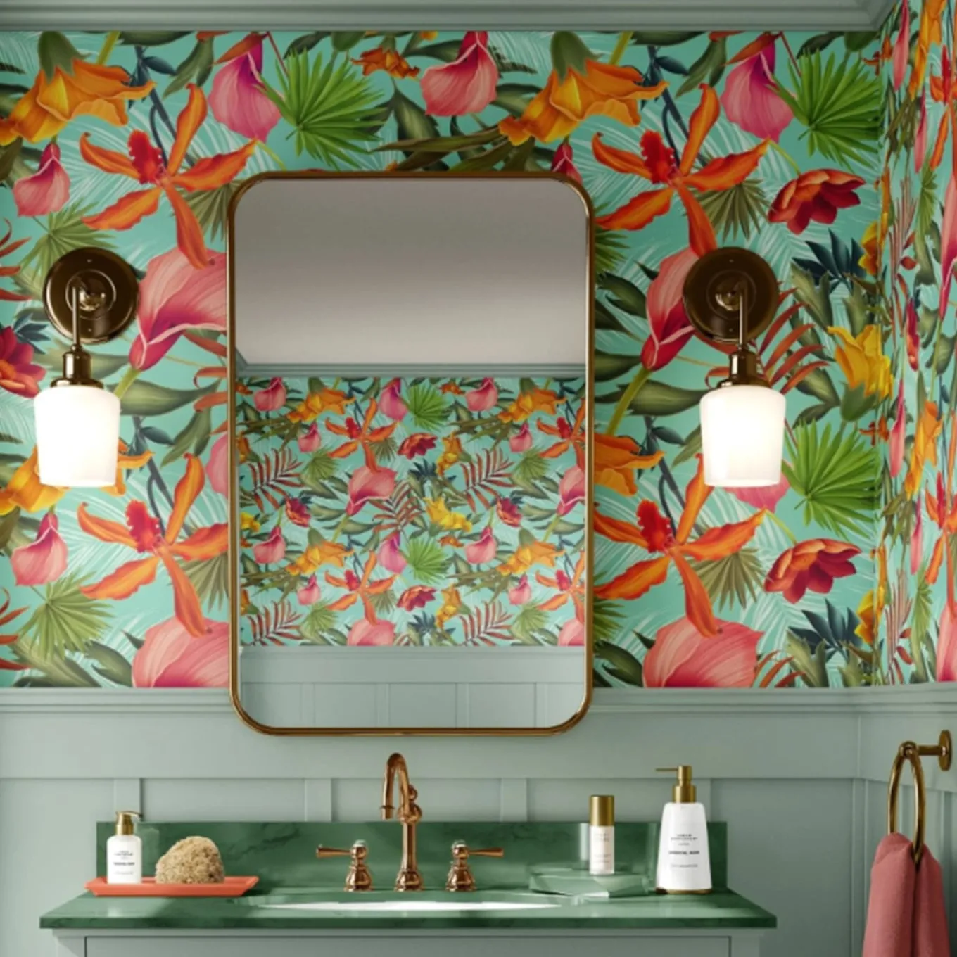 Tiki Decor Hawaiian Wallpaper