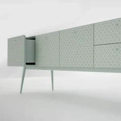 Tiles White 5-Drawer Dresser