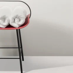 Timmy Leather and Metal Storage Rack