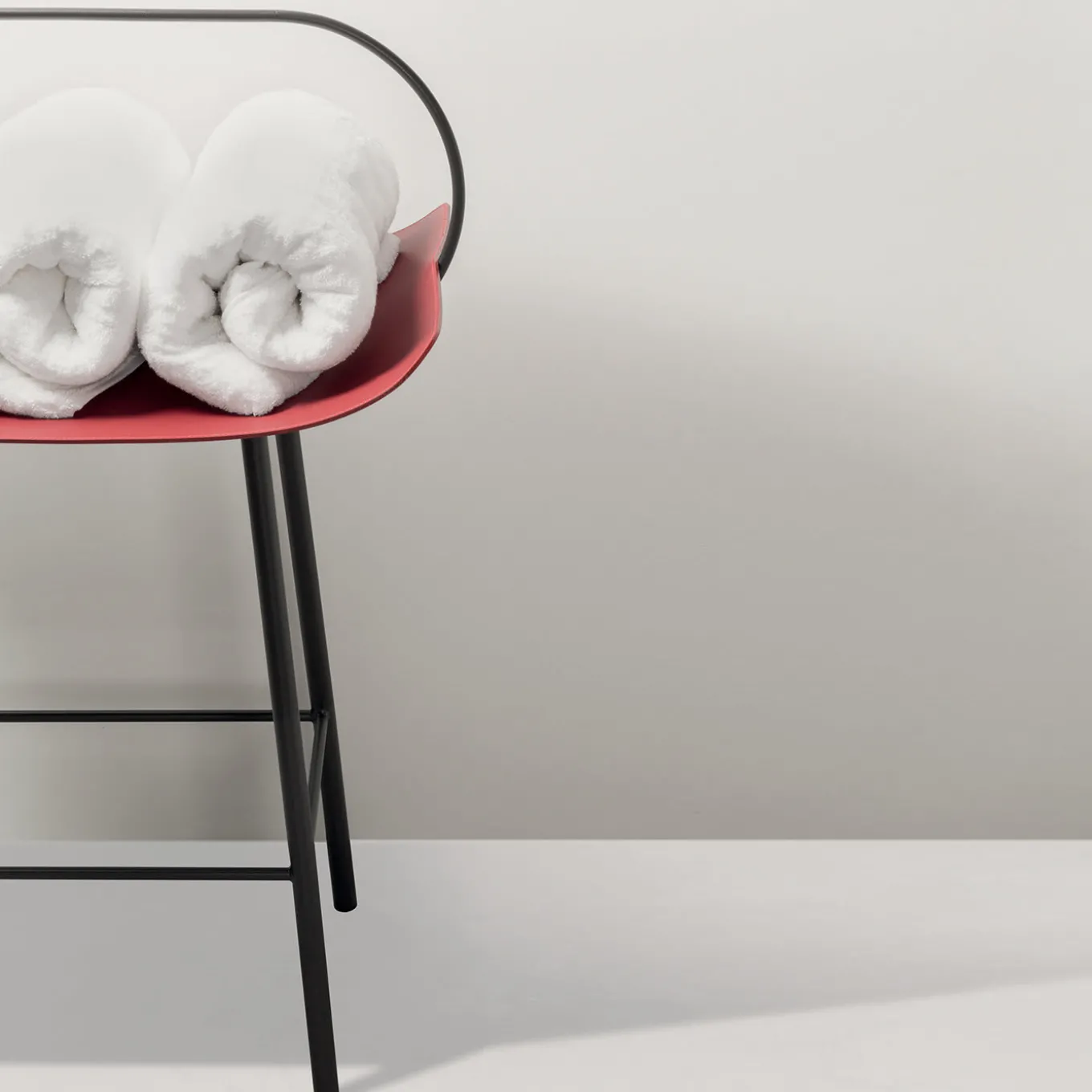 Timmy Leather and Metal Storage Rack