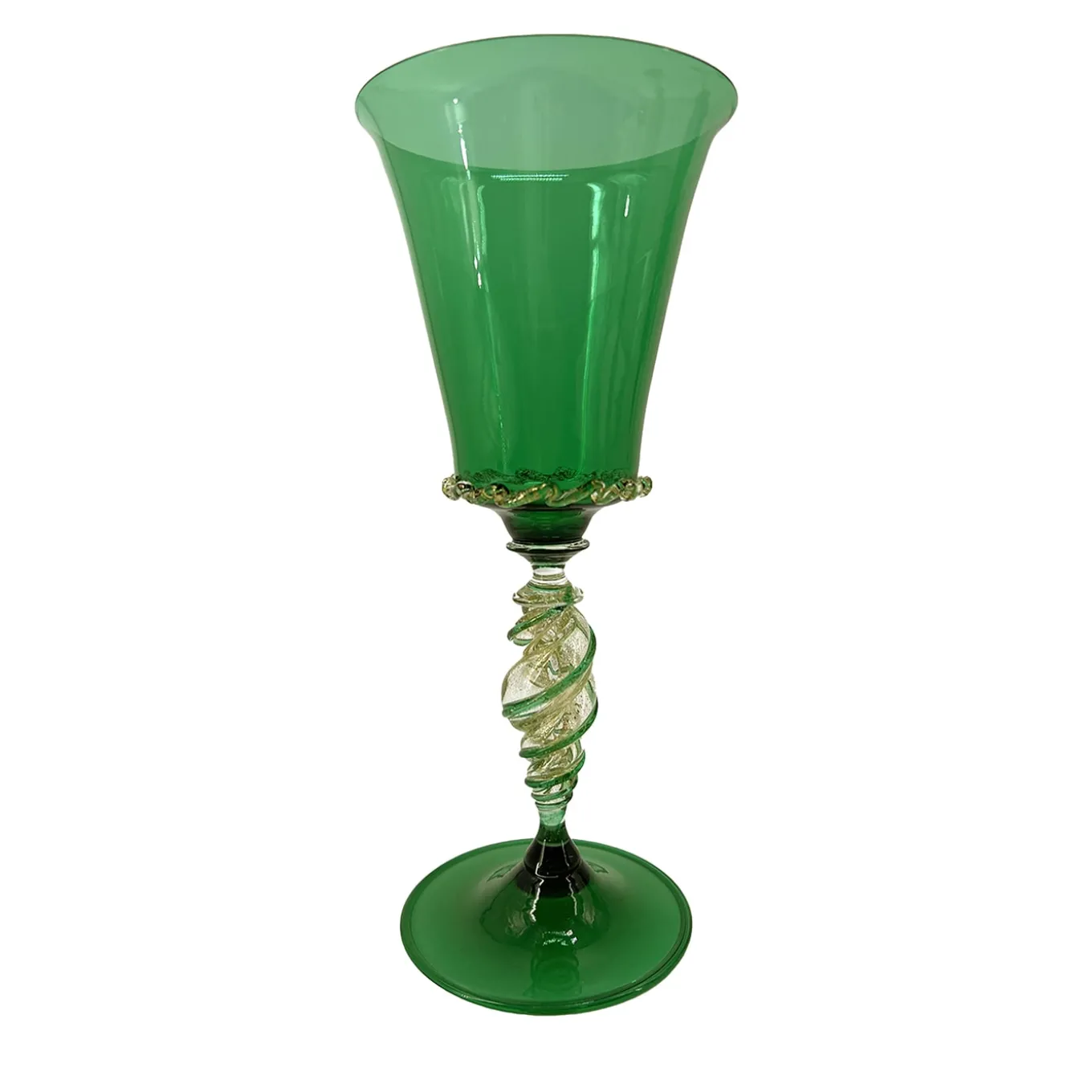 Tipetto Green Stemmed Glass #2