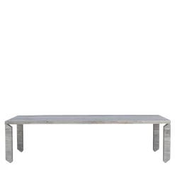 Tiptoe Gray Marble Dining Table