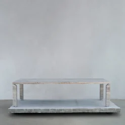 Tiptoe Gray Marble Dining Table