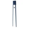 TIUKU Tall Blue Steel Pendulum Clock