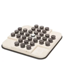 Tivoli Square Marble Solitaire Set
