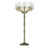 Tiziano 8-light Fumè Murano Glass Floor Lamp
