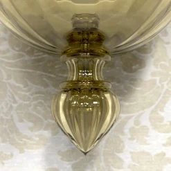 Tiziano 3-light Fumè Murano Glass Wall Sconce