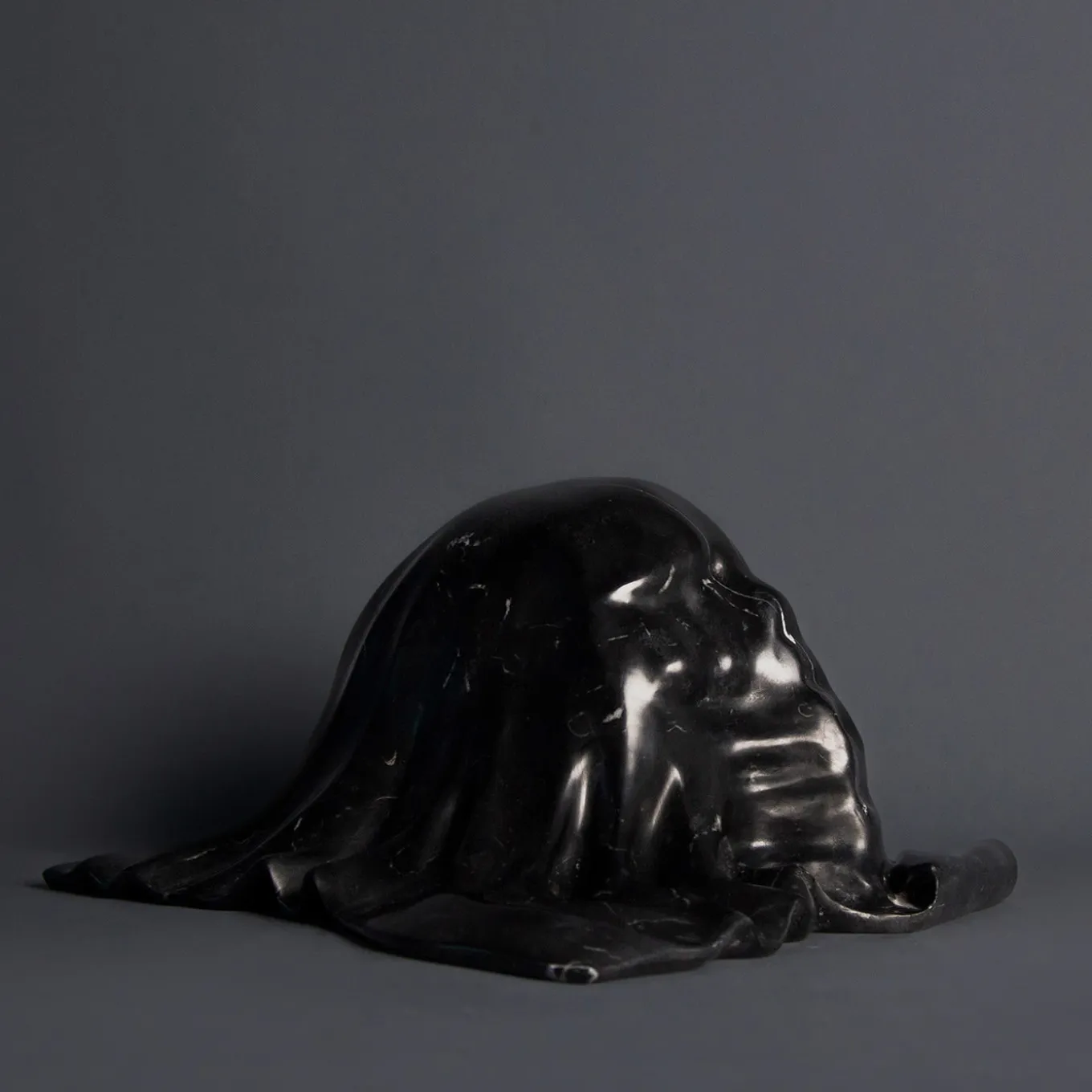 To Be Or Not To Be Black Marble Sculpture