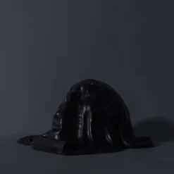 To Be Or Not To Be Black Marble Sculpture