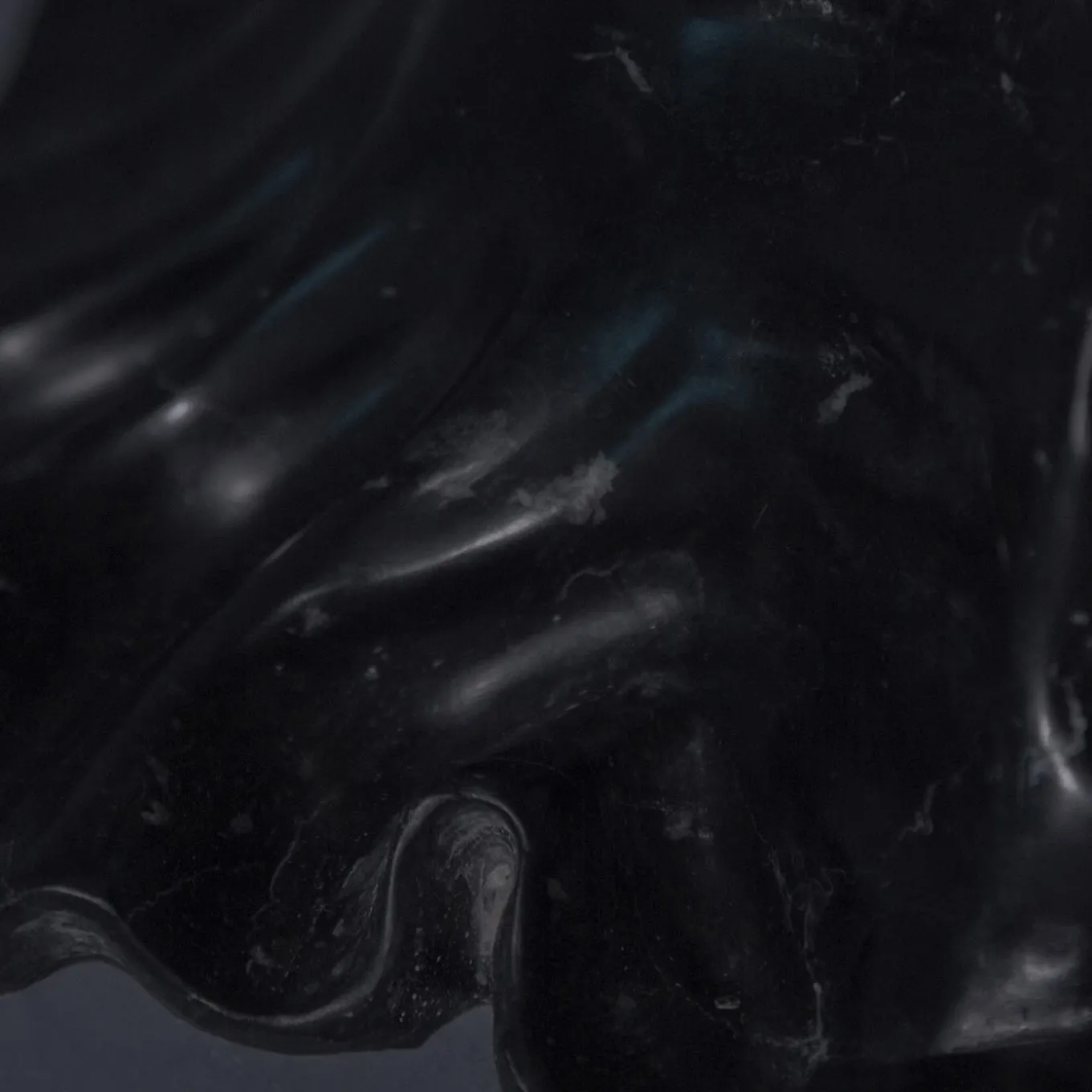 To Be Or Not To Be Black Marble Sculpture