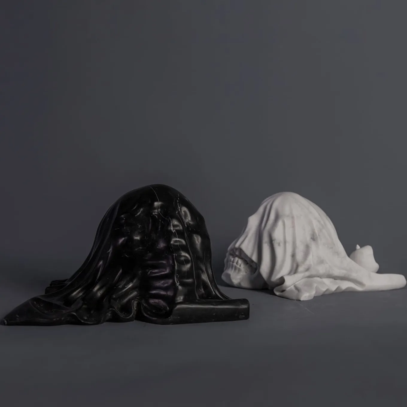 To Be Or Not To Be Black Marble Sculpture