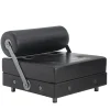 Todo Modo Black Lounge Chair by Jean-Michel Wilmotte
