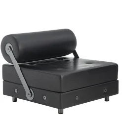 Todo Modo Black Lounge Chair by Jean-Michel Wilmotte