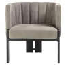 Tofane Taupe & Black Armchair