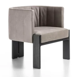 Tofane Taupe & Black Armchair